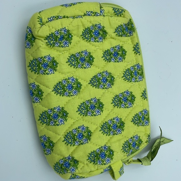 Vera Bradley Yellow Citrus Elephant Floral Cosmetic Bag - Picture 5 of 7